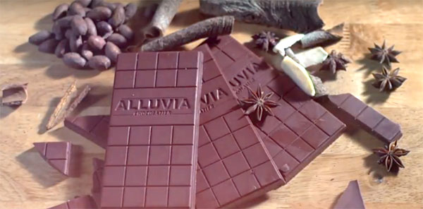 Chocolate bean to bar alluvia