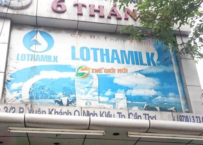 Biển hiệu quảng cáo cho hệ thống sữa Lothamilk