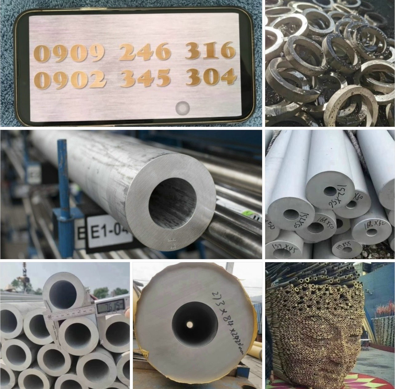  ng inox 508 0 x 100 x 6000 mm cung c p c c lo i kim lo i