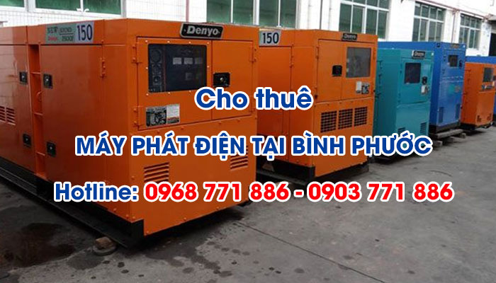 Khi nào cần dịch vụ cho thuê máy phát điện tỉnh Bình Phước?